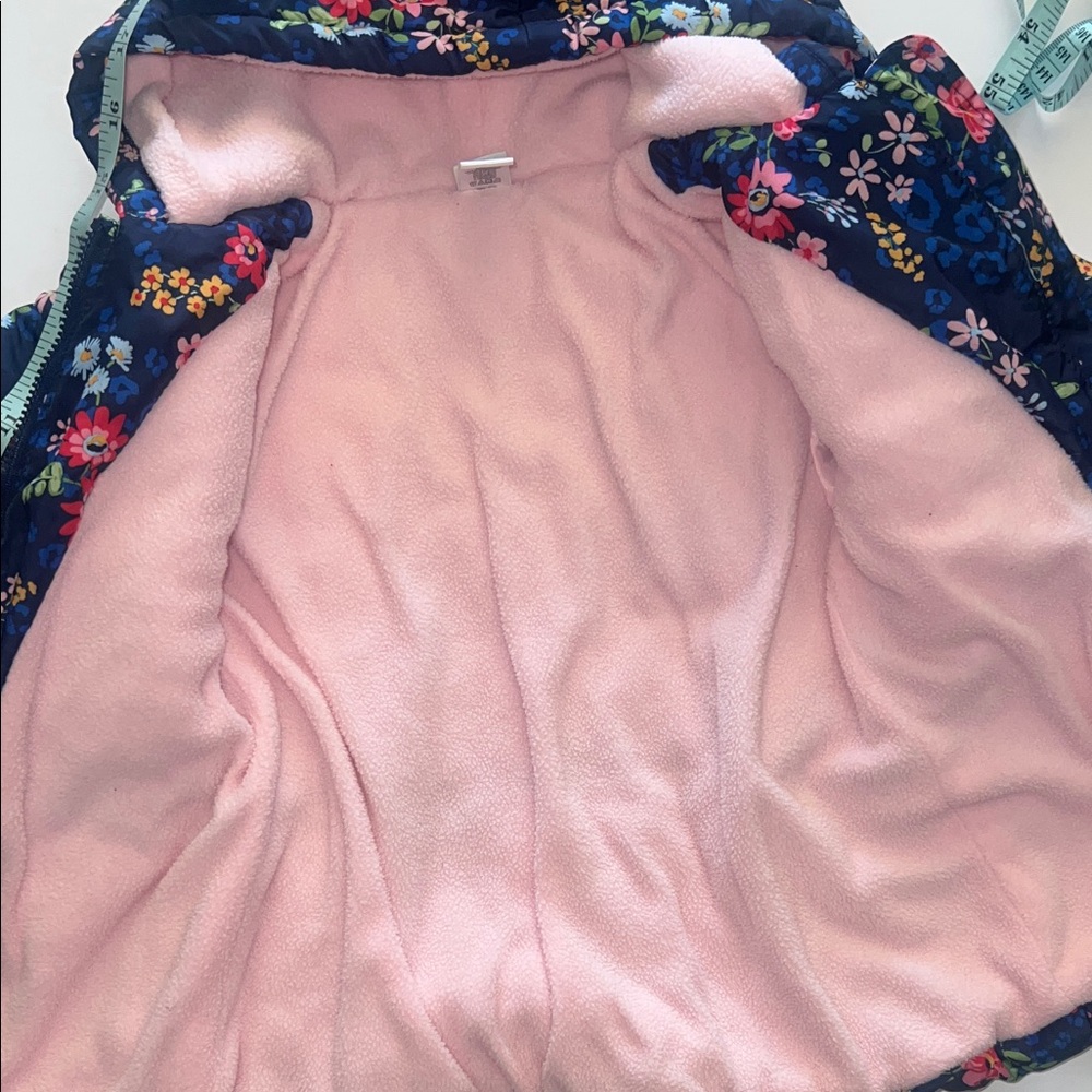 Little Me Navy Floral Jacket - Picture 9 of 10